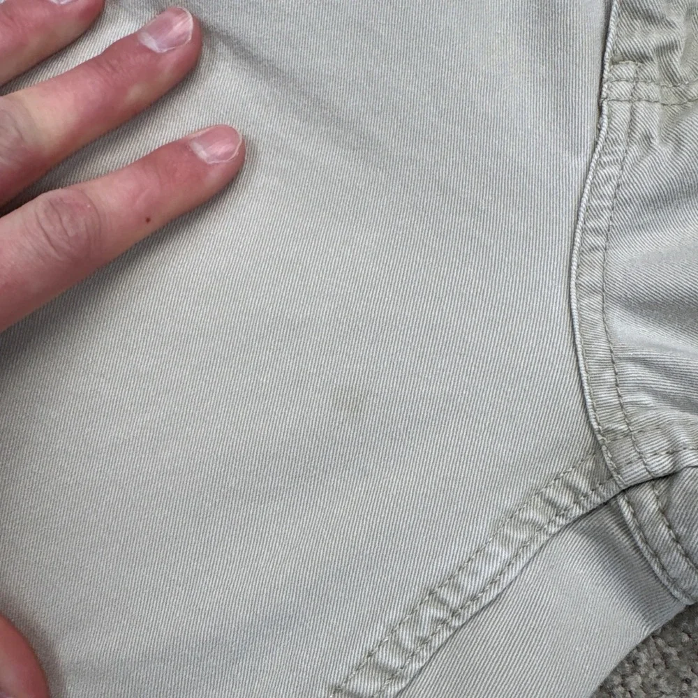 Vintage Y2K Faded Glory Baggy Beige Tan Cargo‎ Pants 38x32 (Fits 36x29)